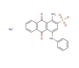 Acid blue 25 (CAS 6408-78-2) - chemical structure image