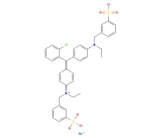 Acid Green 9 (CAS 4857-81-2) - chemical structure image