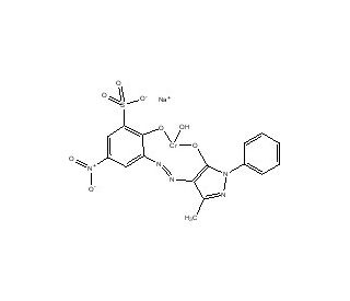 Acid orange 74 (CAS 10127-27-2) - chemical structure image