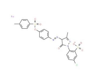 Acid yellow 40 (CAS 6372-96-9) - chemical structure image