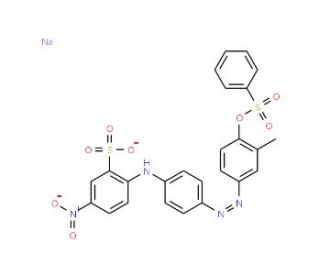 Acid Yellow 65 (CAS 6408-90-8) - chemical structure image