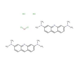 Acridine Orange hemi(zinc chloride) salt (CAS 10127-02-3) - chemical structure image