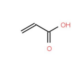 Acrylic acid (CAS 79-10-7) - chemical structure image