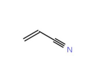Acrylonitrile (CAS 107-13-1) - chemical structure image