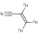 Acrylonitrile-d3 (CAS 53807-26-4) - chemical structure image