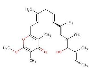 Actinopyrone A (CAS 88378-59-0) - chemical structure image
