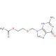 Acyclovir Acetate (CAS 102728-64-3) - chemical structure image