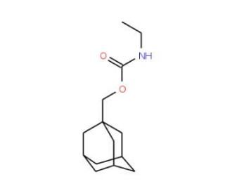 adamantan-1-ylmethyl N-ethylcarbamate - chemical structure image