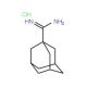 Adamantane-1-carboxamidine hydrochloride (CAS 50417-14-6) - chemical structure image