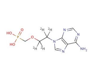 Adefovir-d4 (CAS 1190021-70-5) - chemical structure image