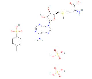 Ademethionine Disulfate Tosylate (CAS 97540-22-2) - chemical structure image
