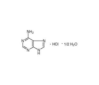 Adenine Hydrochloride Hemihydrate (CAS 6055-72-7) - chemical structure image