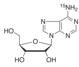 Adenosine-15N (CAS 41547-82-4) - chemical structure image