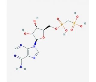 Adenosine 5&prime;-(&alpha;,&beta;-methylene)diphosphate, sodium salt solution (CAS 104835-70-3) - chemical structure image