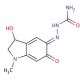 Adrenochrome semicarbazone (CAS 69-81-8) - chemical structure image