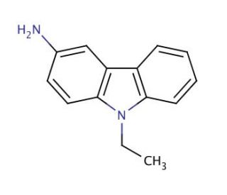 AEC, 50X (CAS 132-32-1) - chemical structure image