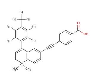 AGN 193109-d7 (CAS 171746-21-7 (unlabeled)) - chemical structure image