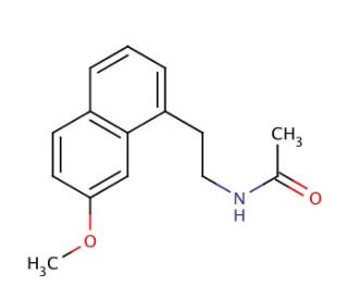 Agomelatine (CAS 138112-76-2) - chemical structure image