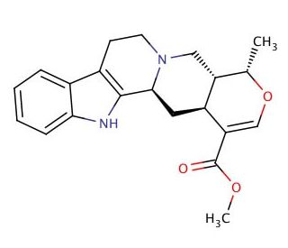 Ajmalicine - chemical structure image