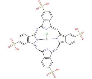 Al(III) Phthalocyanine Chloride Tetrasulfonic Acid - chemical structure image