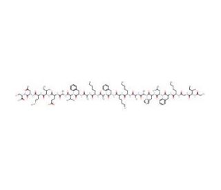 [Ala8,13,18]-Magainin II amide (CAS 117665-48-2) - chemical structure image
