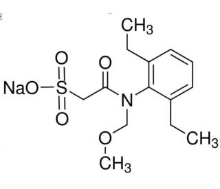 Alachlor ESA sodium salt (CAS 140939-15-7) - chemical structure image