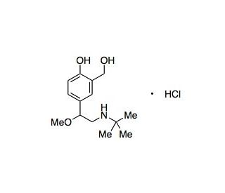 Albuterol Methyl Ether Hydrochloride Salt (CAS 870076-72-5) - chemical structure image