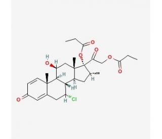 Alclometasone dipropionate (CAS 66734-13-2) - chemical structure image