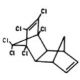 Aldrin (CAS 309-00-2) - chemical structure image