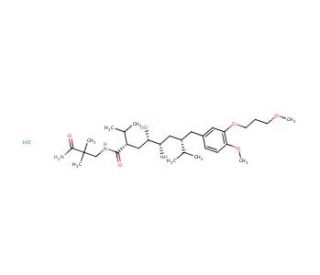 Aliskiren Hydrochloride (CAS 173399-03-6) - chemical structure image