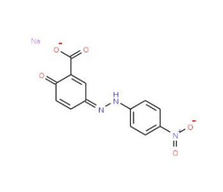 Alizarin Yellow R sodium salt (CAS 1718-34-9) - chemical structure image