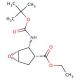 all-cis-2-tert-Butoxycarbonylamino-6-oxa-bicyclo[3.1.0]hexane-3-carboxylic acid ethyl ester (CAS 959745-75-6) - chemical stru