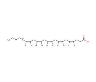 all-cis-4,7,10,13,16-Docosapentaenoic acid (CAS 25182-74-5) - chemical structure image