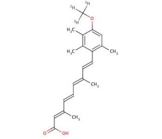 all-trans Acitretin-d3 - chemical structure image