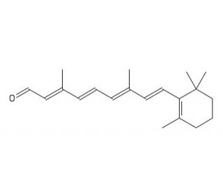 all-trans Retinal (CAS 116-31-4) - chemical structure image