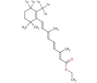 all-trans Retinoic Acid-d5 Ethyl Ester - chemical structure image