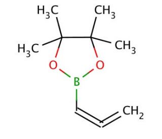 Allenylboronic acid pinacol ester (CAS 865350-17-0) - chemical structure image