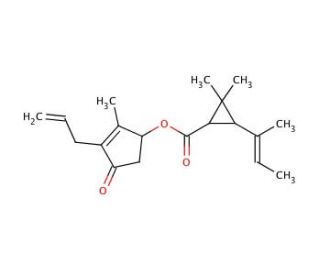 Allethrin (CAS 584-79-2) - chemical structure image