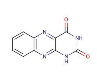 Alloxazine (CAS 490-59-5) - chemical structure image