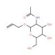 Allyl 2-acetamido-2-deoxy-a-D-glucopyranoside (CAS 54400-75-8) - chemical structure image