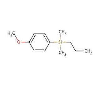 Allyl(4-methoxyphenyl)dimethylsilane (CAS 68469-60-3) - chemical structure image