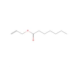 Allyl heptanoate (CAS 142-19-8) - chemical structure image