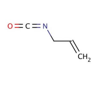 Allyl isocyanate (CAS 1476-23-9) - chemical structure image