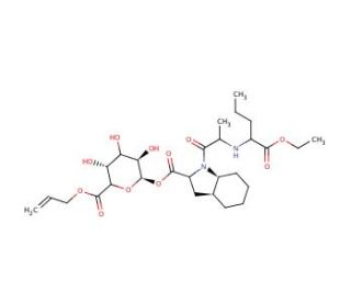 Allyl-perindopril-acyl-D-glucuronate - chemical structure image