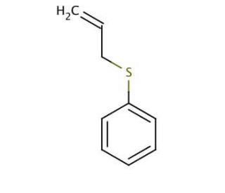 Allyl phenyl sulfide (CAS 5296-64-0) - chemical structure image