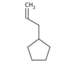 Allylcyclopentane (CAS 3524-75-2) - chemical structure image