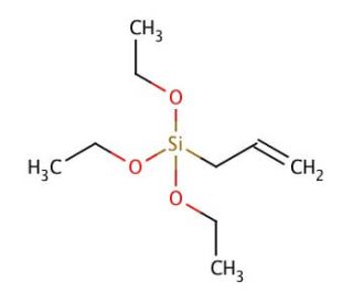 Allyltriethoxysilane (CAS 2550-04-1) - chemical structure image