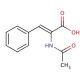 α-Acetamidocinnamic Acid (CAS 5469-45-4) - chemical structure image