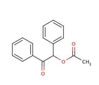 &alpha;-Acetoxydeoxybenzoin (CAS 574-06-1) - chemical structure image