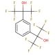 α,α,α′,α′-Tetrakis(trifluoromethyl)-1,3-benzenedimethanol (CAS 802-93-7) - chemical structure image